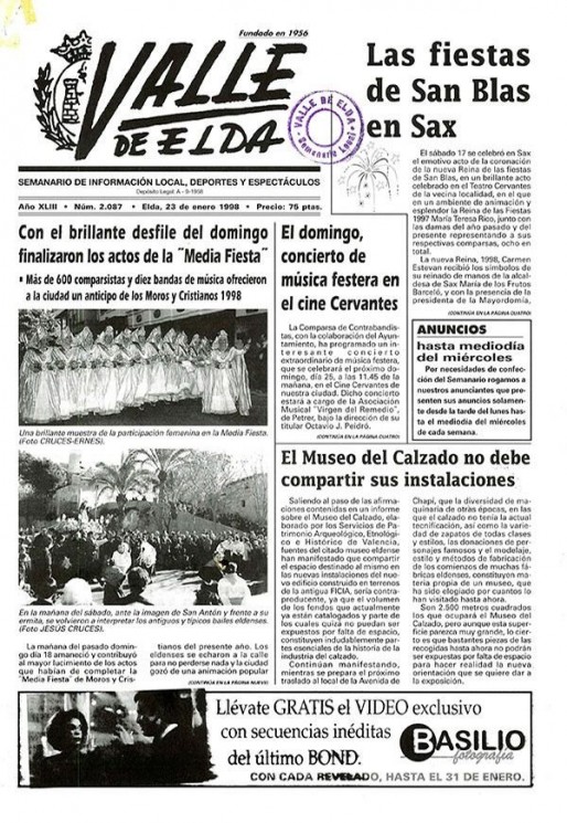 N&uacute;mero 2.087<span>23 de enero de 1998</span>