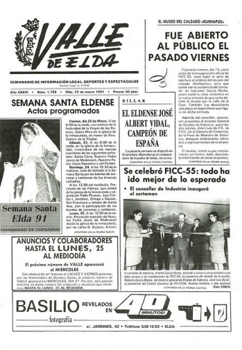 N&uacute;mero 1.759 - 22 de marzo de 1991