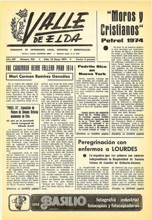 N&uacute;mero 0925<span>18 de mayo de 1974</span>