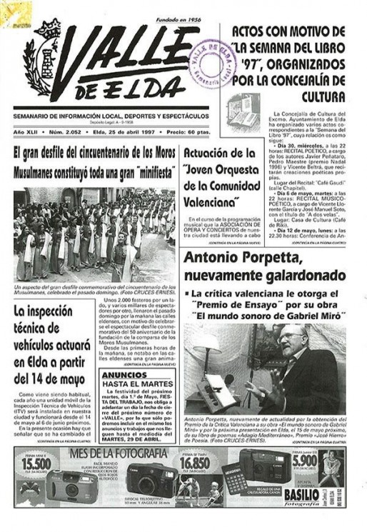 N&uacute;mero 2.052<span>25 de abril de 1997</span>