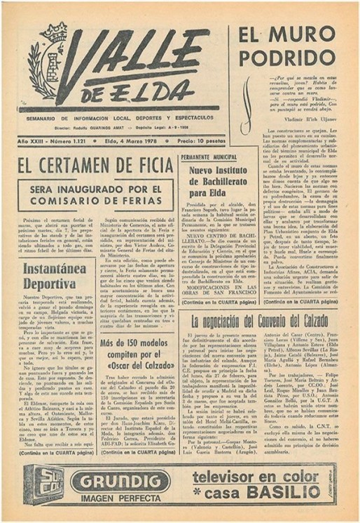 N&uacute;mero 1.121<span>4 de marzo de 1978</span>