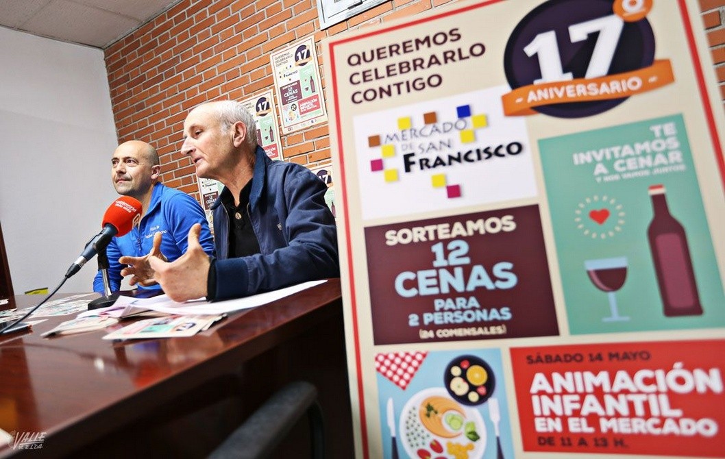 El Mercado de San Francisco celebra su 17 aniversario con el sorteo de 12 cenas entre los clientes El Mercado de San Francisco celebra su 17 aniversario con el sorteo de 12 cenas entre los clientes