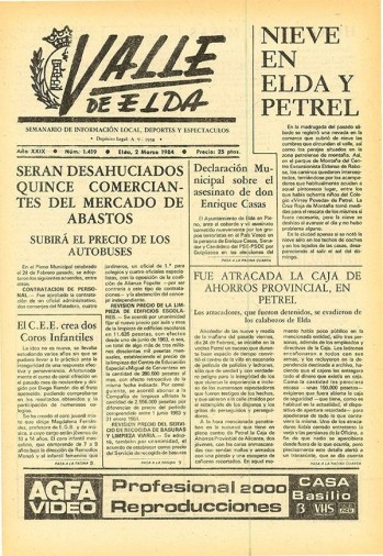 N&uacute;mero 1.419 - 2 de marzo de 1984