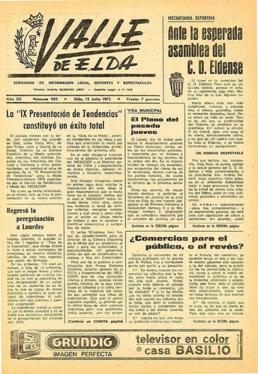 N&uacute;mero 0985<span>12 de julio de 1975</span>