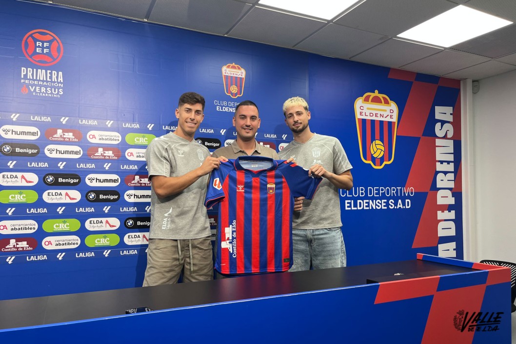 El CD Eldense presenta a Manu Nieto y Jorge Rastrojo