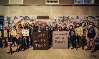 Paralizan la eliminaci&oacute;n de los murales de ArtenBitrir