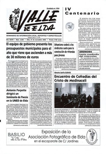 N&uacute;mero 2.360 - 21 de noviembre de 2003