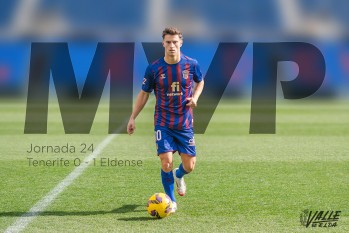 Javi Llabr&eacute;s, elegido el mejor jugador del partido ante el Tenerife