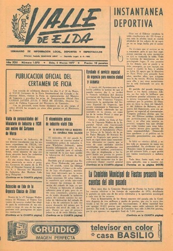 N&uacute;mero 1.070 - 5 de marzo de 1977