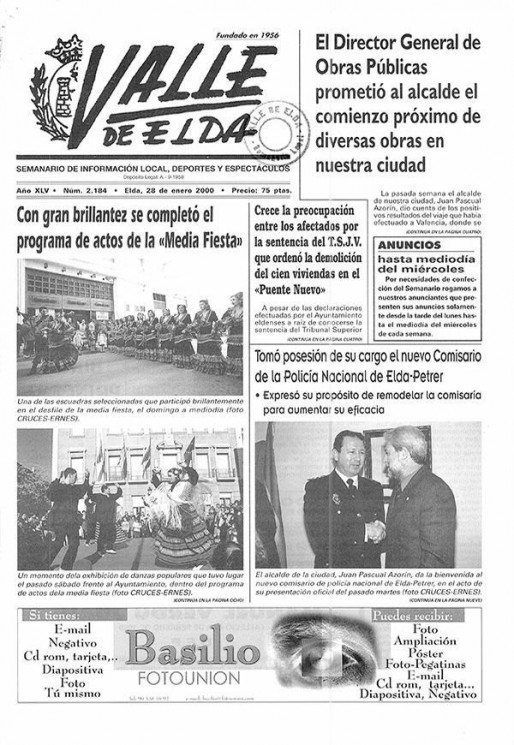 N&uacute;mero 2.184<span>28 de enero de 2000</span>