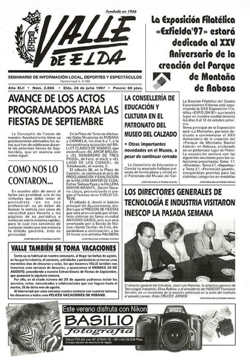 N&uacute;mero 2.065<span>24 de julio de 1997</span>