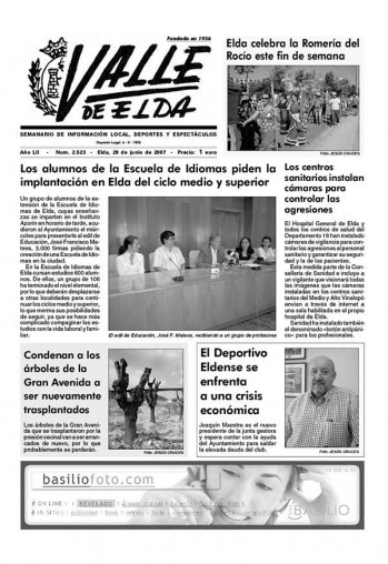 N&uacute;mero 2.523 - 29 de junio de 2007