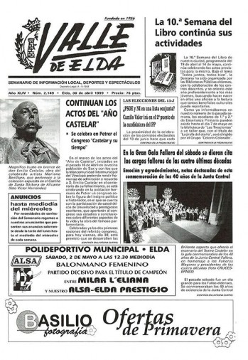 N&uacute;mero 2.149 - 30 de abril de 1999