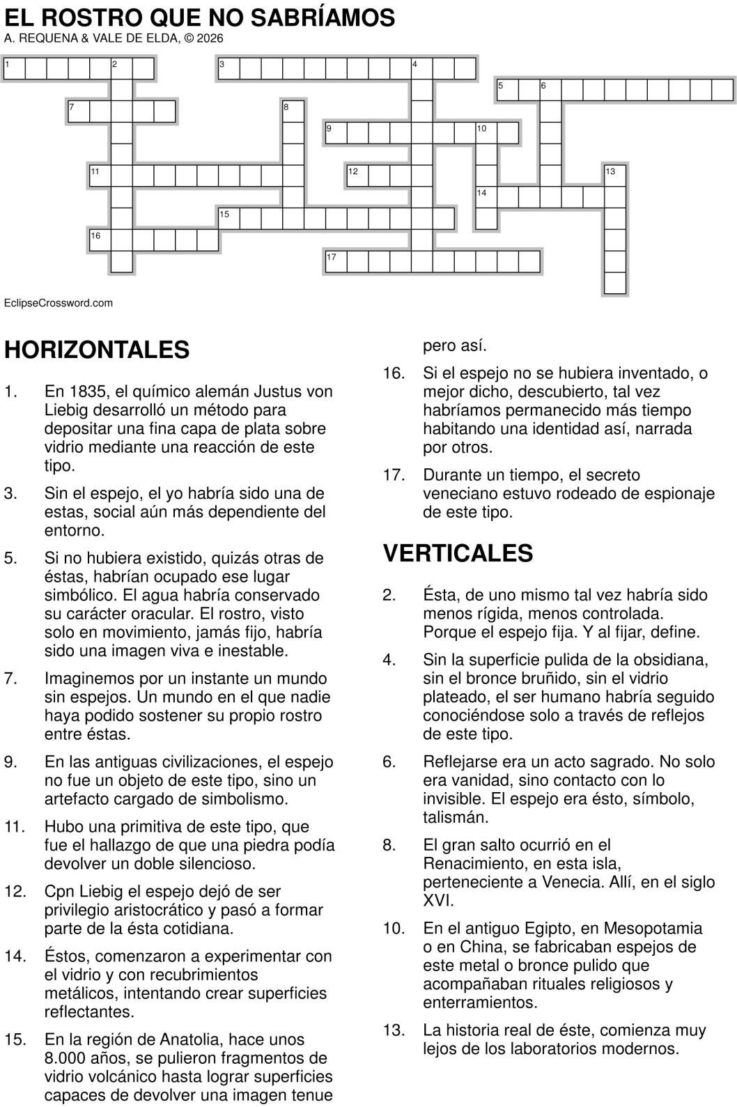 El rostro que no sabr&iacute;amos