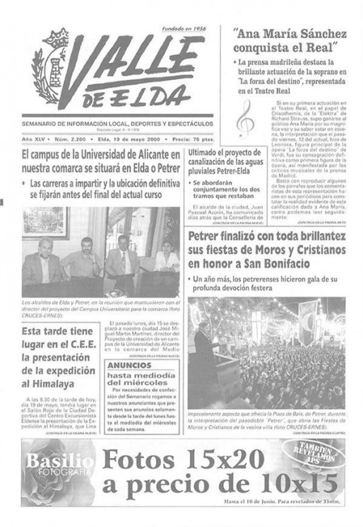 N&uacute;mero 2.200<span>19 de mayo de 2000</span>