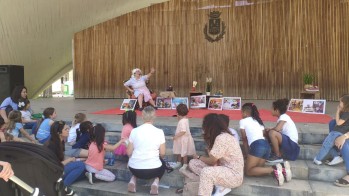 Jornada de juegos infantiles en la Plaza Castelar