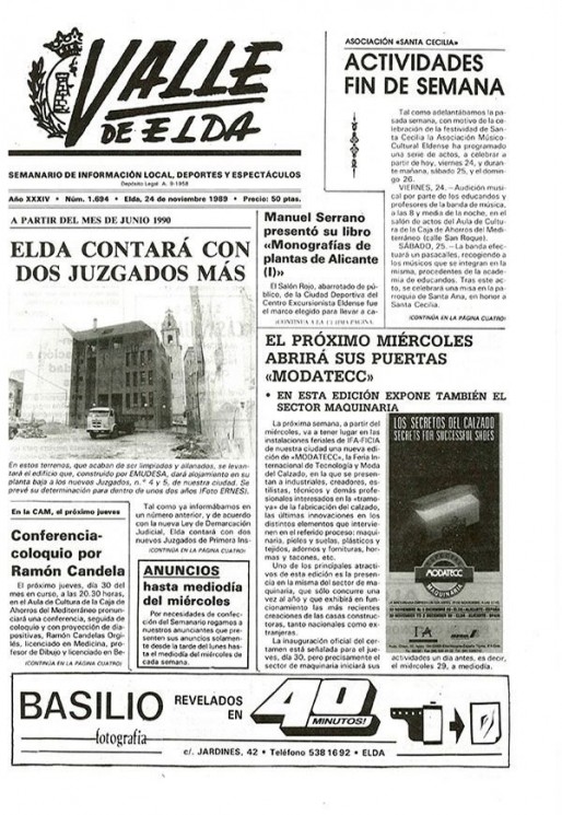 N&uacute;mero 1.694<span>24 de noviembre de 1989</span>