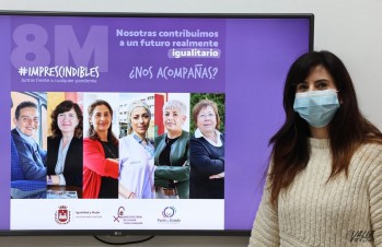 Mujeres en primera l&iacute;nea durante la pandemia protagonizan las campa&ntilde;as del 8M de Elda y Petrer