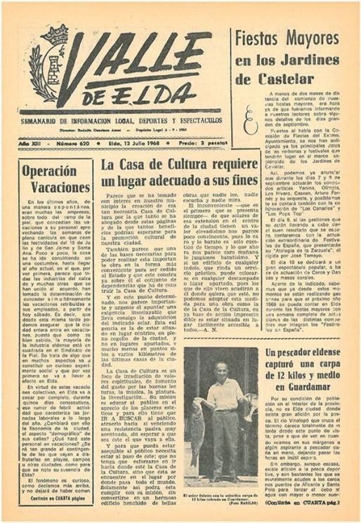 N&uacute;mero 0620<span>13 de julio de 1968</span>