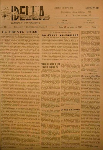 Idella n&ordm; 108 - A&ntilde;o 1928