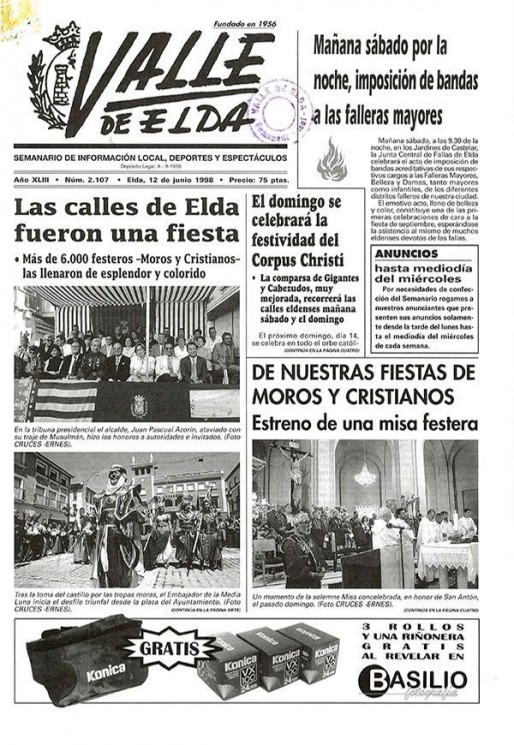 N&uacute;mero 2.107<span>12 de junio de 1998</span>