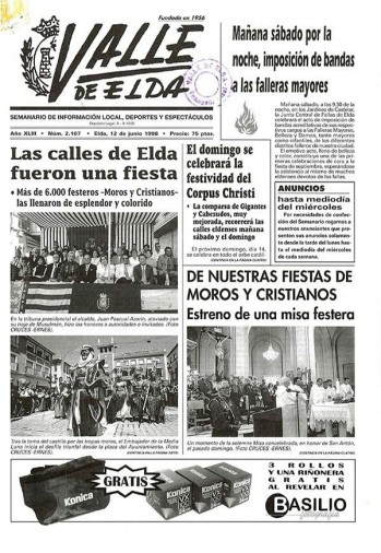 N&uacute;mero 2.107 - 12 de junio de 1998