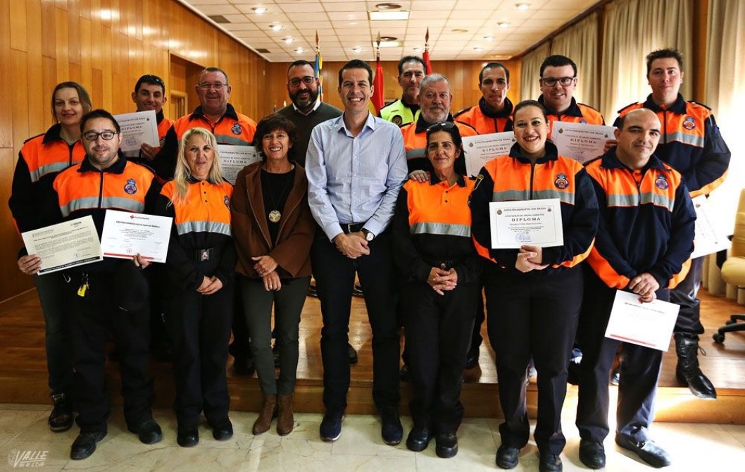 Elda destaca el trabajo de Protección Civil Elda destaca el trabajo de Protección Civil