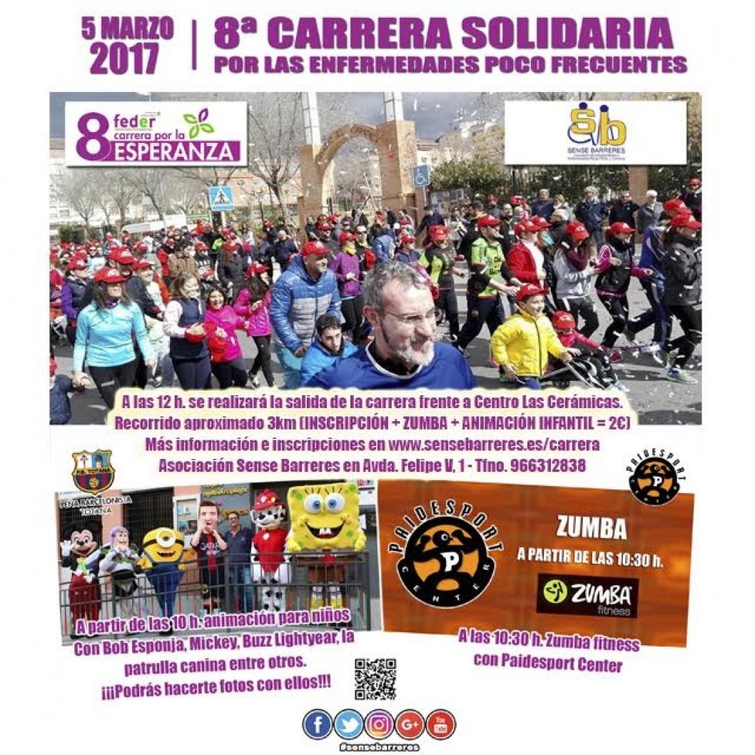 Una carrera por las enfermedades raras en Petrer Una carrera por las enfermedades raras en Petrer