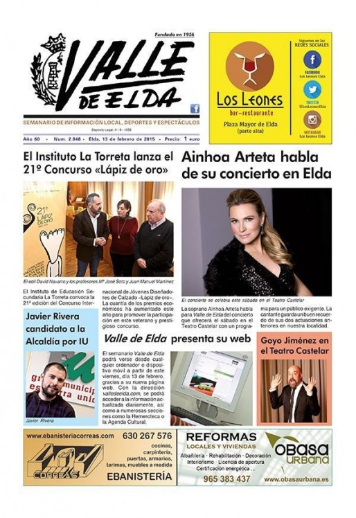 N&uacute;mero 2.848<span>13 de febrero de 2015</span>