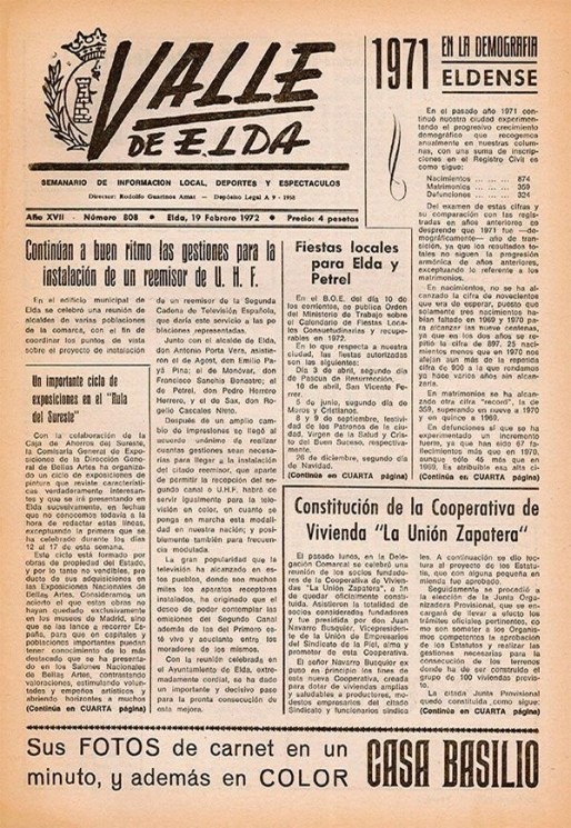 N&uacute;mero 0808<span>19 de febrero de 1972</span>
