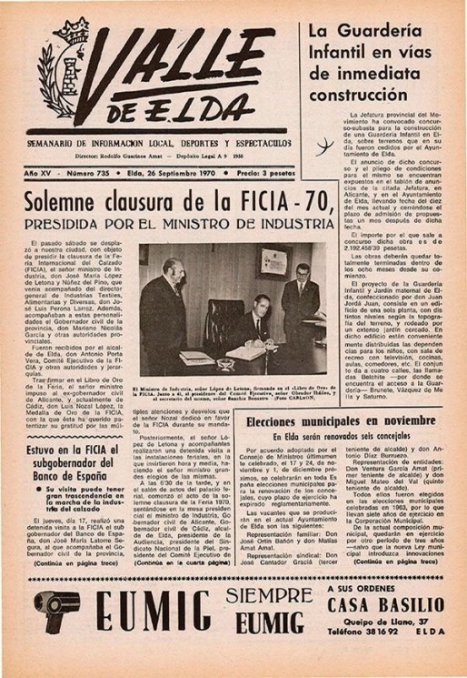 N&uacute;mero 0735<span>26 de septiembre de 1970</span>
