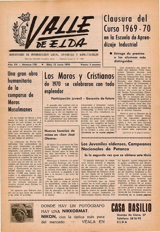 N&uacute;mero 0720<span>13 de junio de 1970</span>