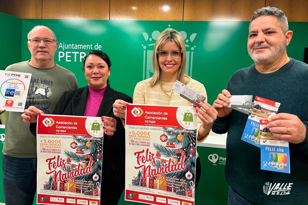 La campa&ntilde;a de Navidad en el comercio local de Petrer contar&aacute; con 5.000 euros en premios