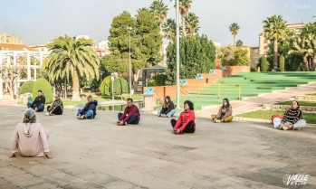 Desayuno navide&ntilde;o y yoga de Irene Navarro con los medios de comunicaci&oacute;n