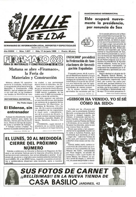 N&uacute;mero 1.627<span>17 de junio de 1988</span>
