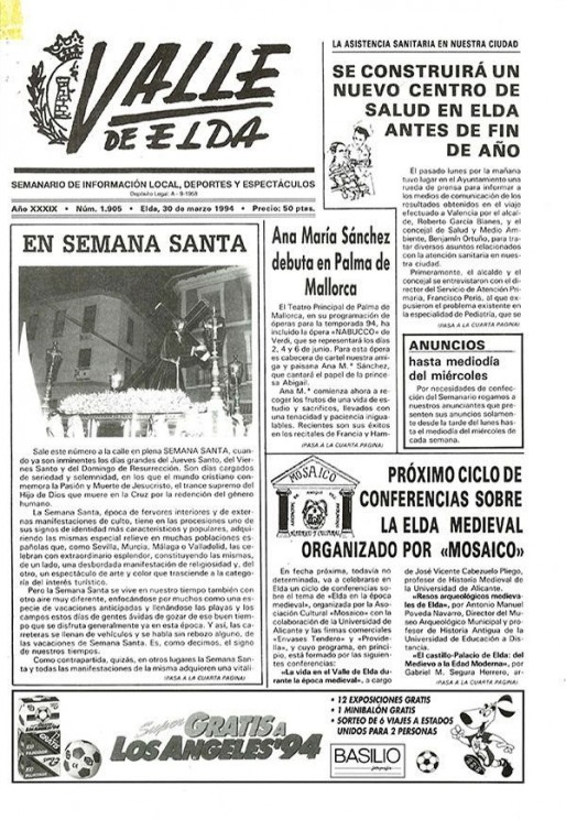 N&uacute;mero 1.905<span>30 de marzo de 1994</span>