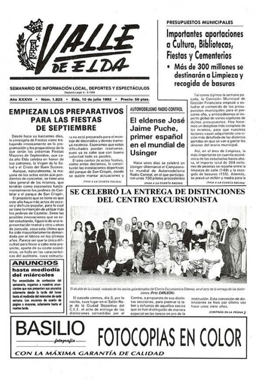 N&uacute;mero 1.823<span>10 de julio de 1992</span>