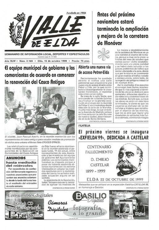 N&uacute;mero 2.169<span>15 de octubre de 1999</span>