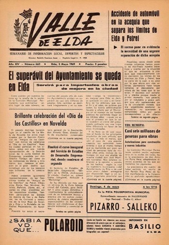 N&uacute;mero 0662 - 3 de mayo de 1969
