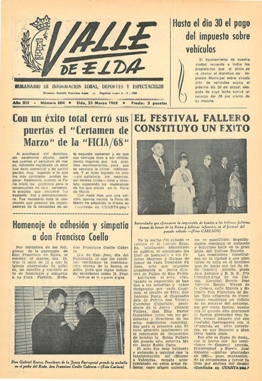 N&uacute;mero 0604<span>23 de marzo de 1968</span>