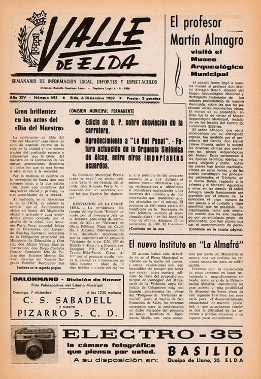 N&uacute;mero 0693<span>6 de diciembre de 1969</span>