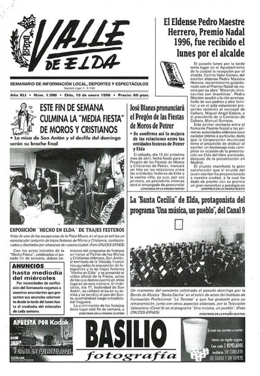 N&uacute;mero 1.990<span>19 de enero de 1996</span>