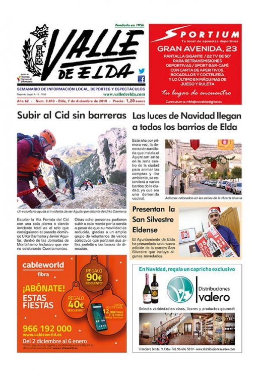 N&uacute;mero 3.010<span>7 de diciembre de 2018</span>