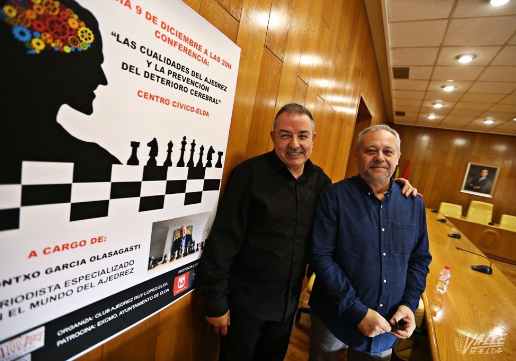 Leontxo García hablará de los beneficios del ajedrez en el Centro Cívico Leontxo García hablará de los beneficios del ajedrez en el Centro Cívico