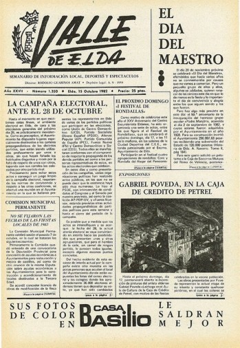 N&uacute;mero 1.350 - 15 de octubre de 1982