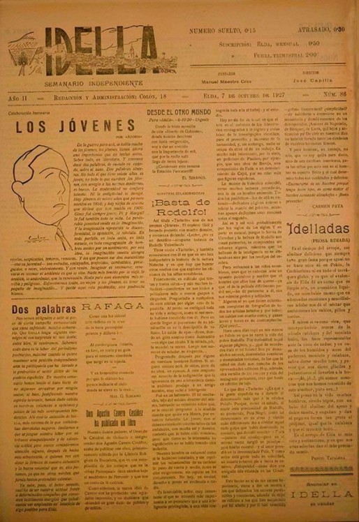 Idella n&ordm; 086<span>A&ntilde;o 1927</span>
