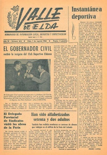 N&uacute;mero 0414 - 1 de agosto de 1964