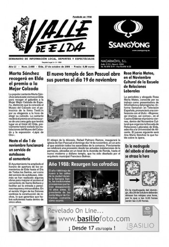 N&uacute;mero 2.488 - 27 de octubre de 2006