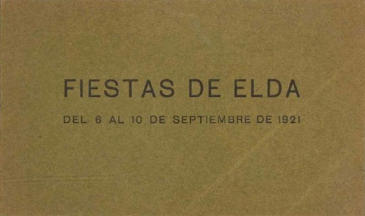Programa Fiestas Mayores 1921