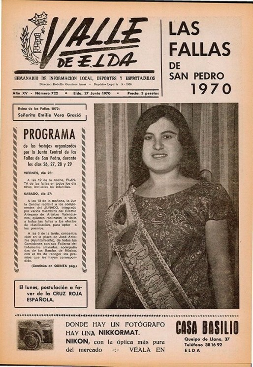N&uacute;mero 0722<span>27 de junio de 1970</span>